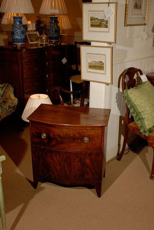 English Mahogany Commode