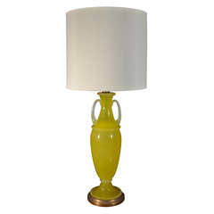 Murano Glass Urn Style Lamp