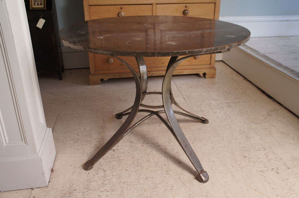 Pair of Large Steel Tables