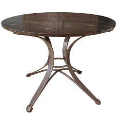 Pair of Large Steel Tables