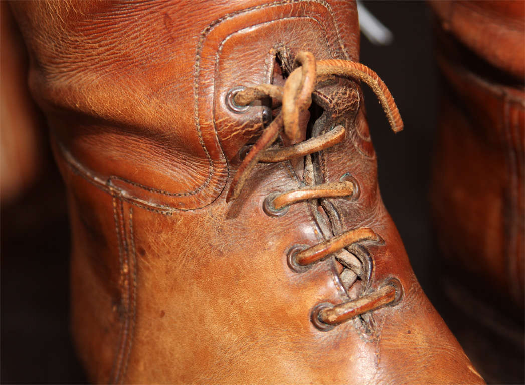 20th Century Antique Leather Riding Boots