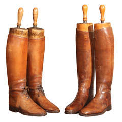 Antique Leather Riding Boots