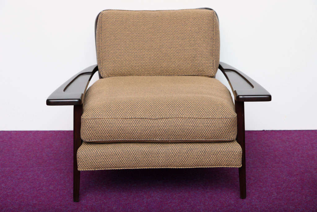 Rare lounge Chair and Ottoman by Paul Laszlo 3