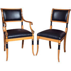 Set of Ten Regency Style Dining Chairs 2
