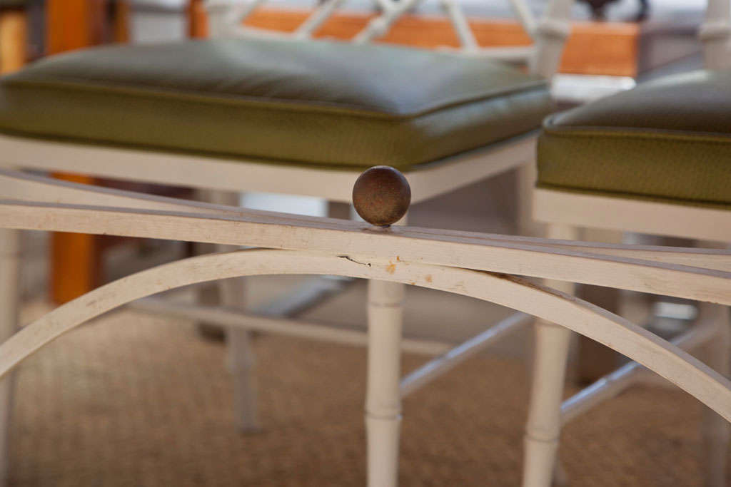 French Milk Glass Dining Table at 1stDibs