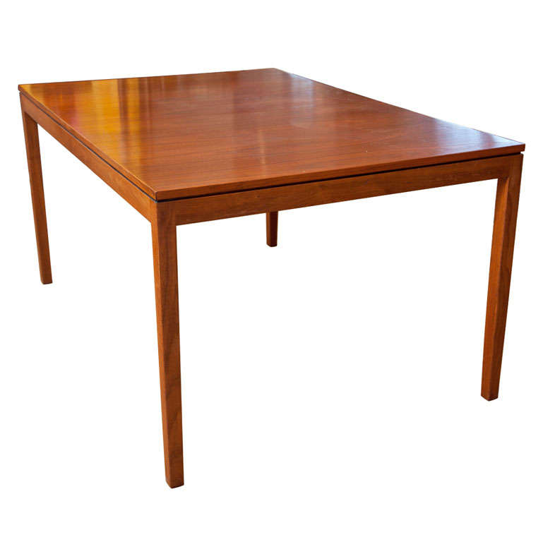 Knoll Walnut Dining Table at 1stDibs