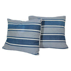 Antique french ticking pillows