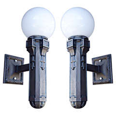 Pair of Art Deco Style Wall Sconces