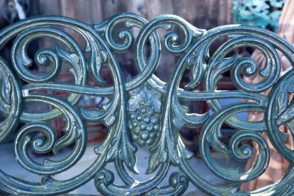American Antique Cast Iron Garden Bench