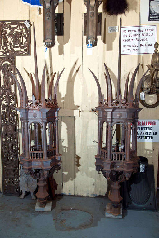 Gothic Style Palatial Wall Sconces. Seriously big and heavy look for that special location.