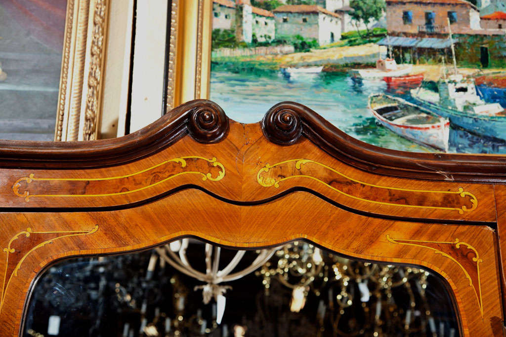 Five Door Antique Italian Wardrobe For Sale at 1stdibs