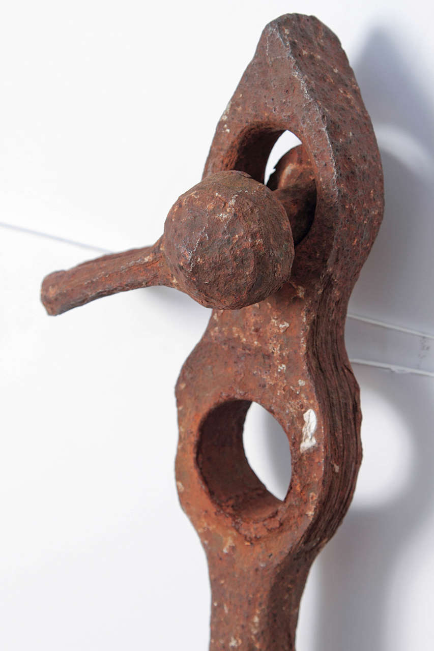 Rustic Cast Iron French Ship's Anchor
