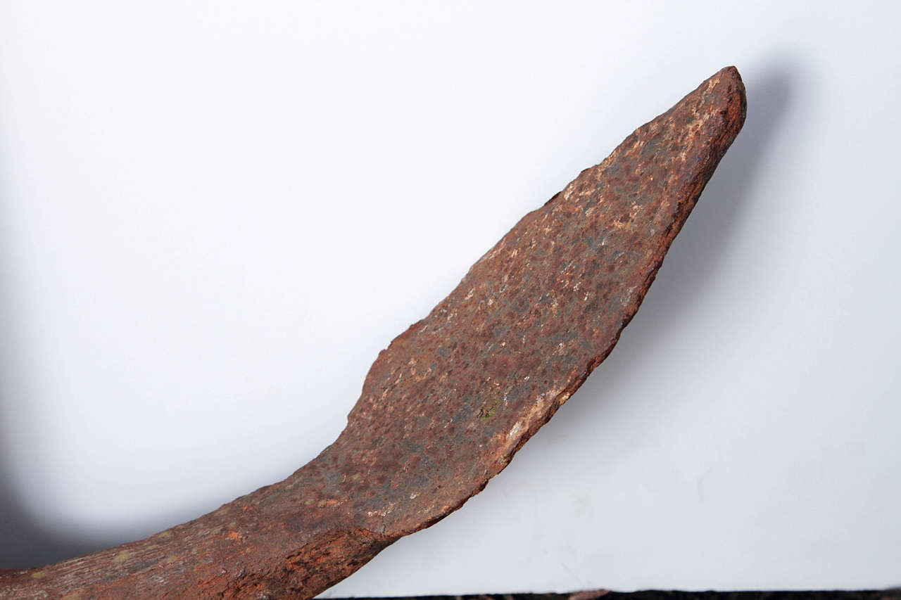 Cast Iron French Ship's Anchor In Excellent Condition In Dallas, TX