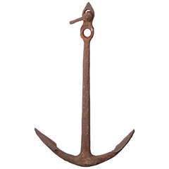 Cast Iron French Ship's Anchor