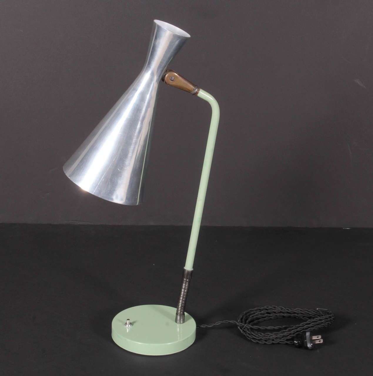 Aluminum Italian Mid-Century Lamps