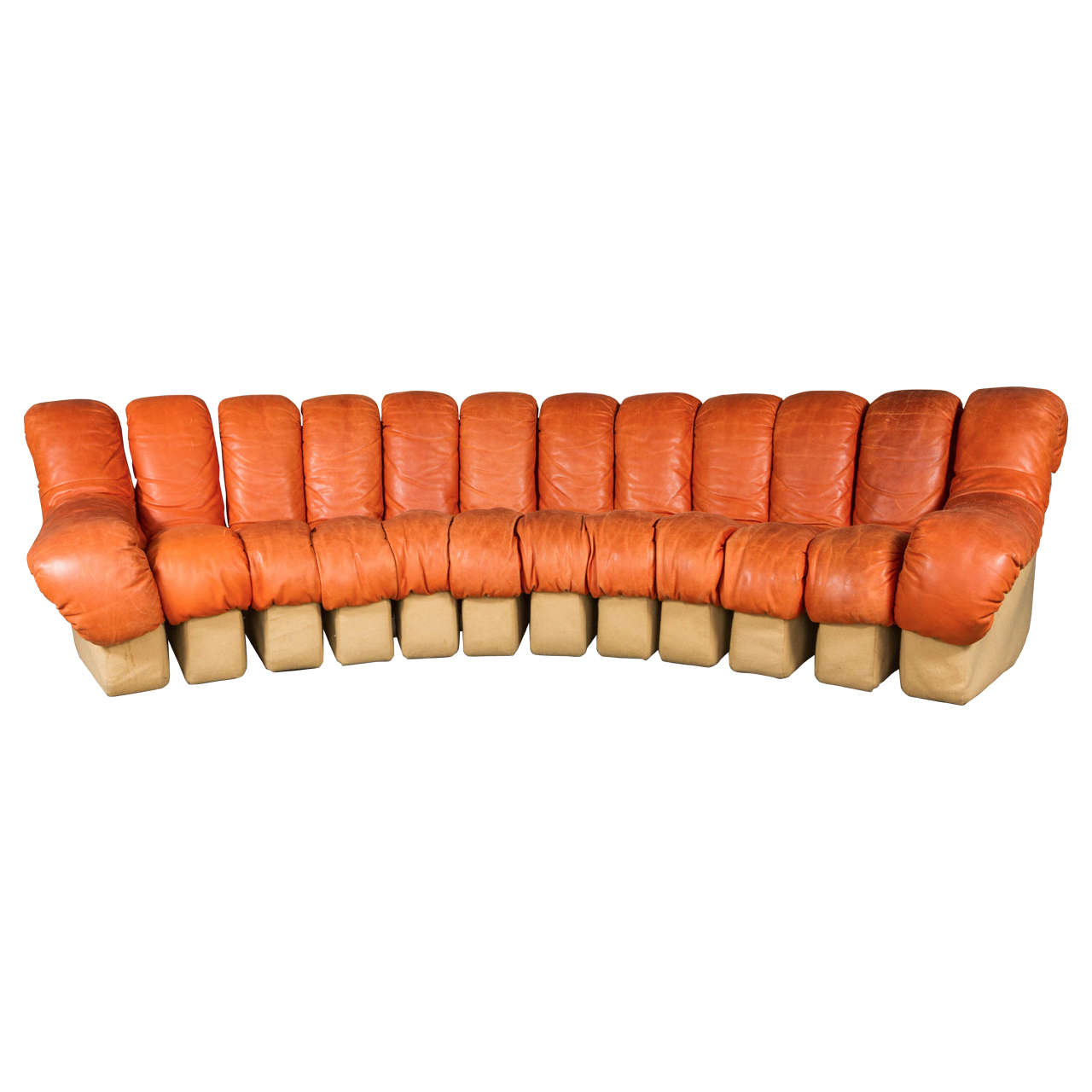 De Sede Ds-600 Sofa by Ueli Berger, Eleanora Peduzzi-Riva and Heinz Ulrich