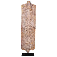 Indonesian Carved Wood Shield