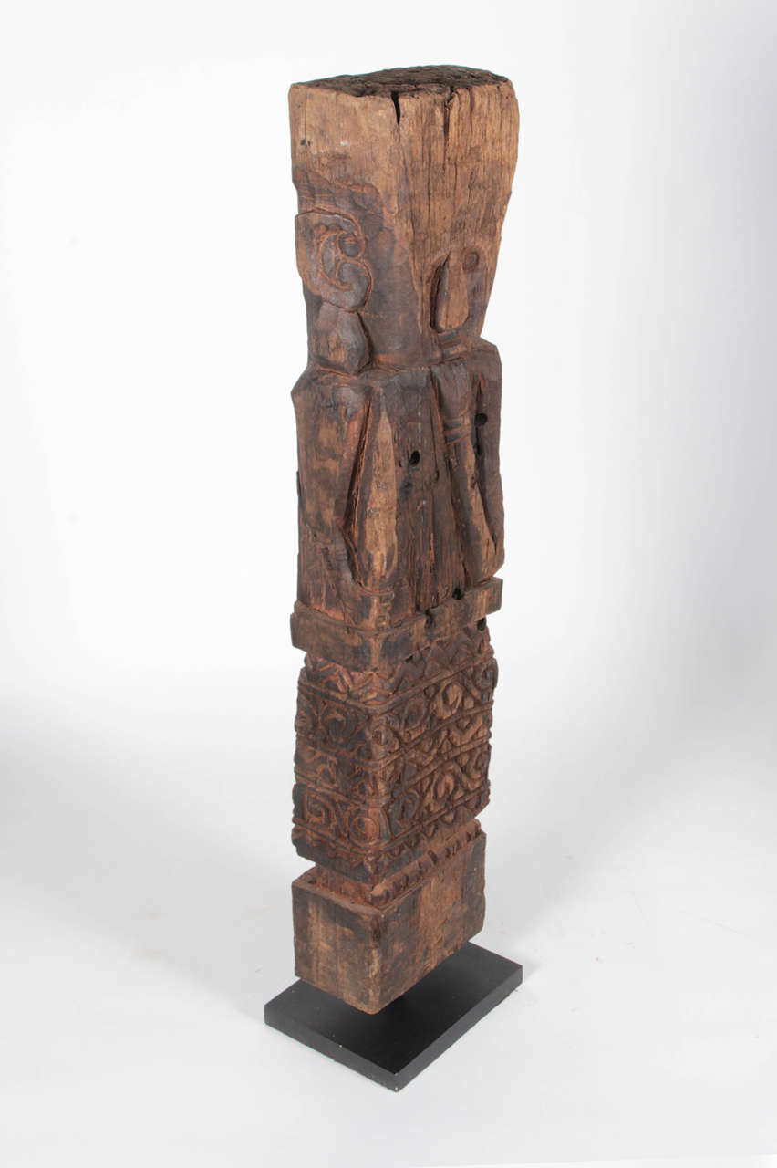 Indonesian Hand-Carved Wood Figure 1