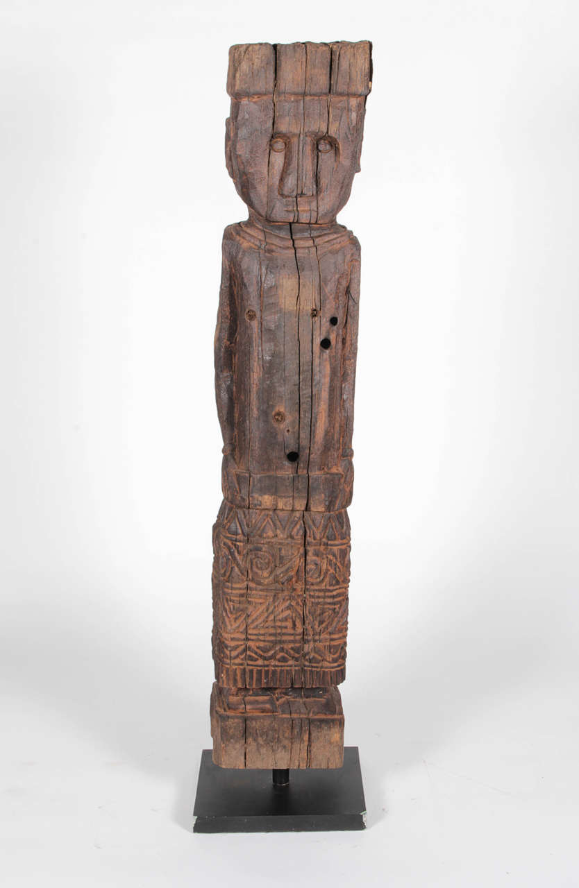 Indonesian Hand-Carved Wood Figure 3