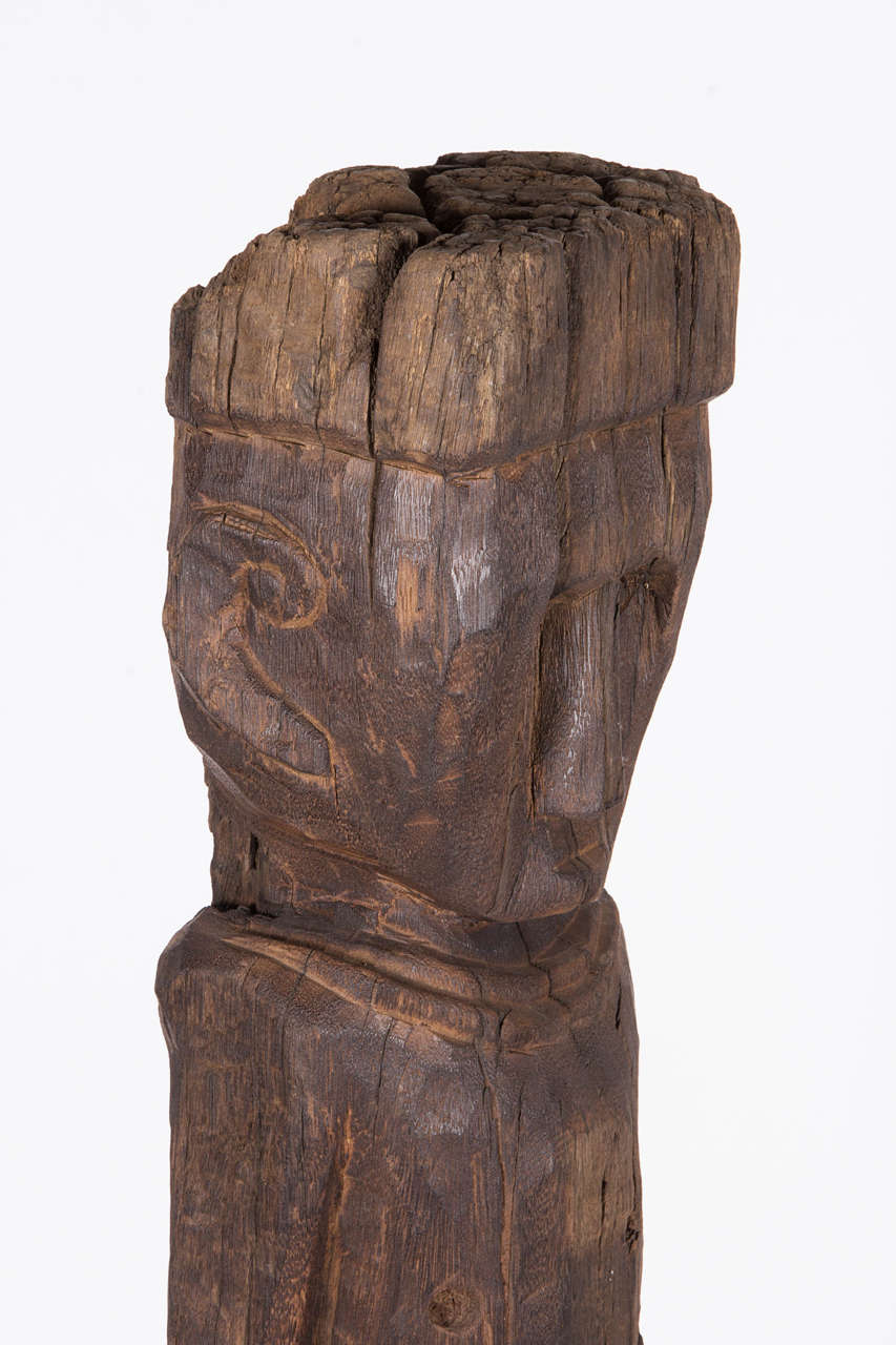 Indonesian Hand-Carved Wood Figure 4
