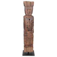 Indonesian Hand-Carved Wood Figure
