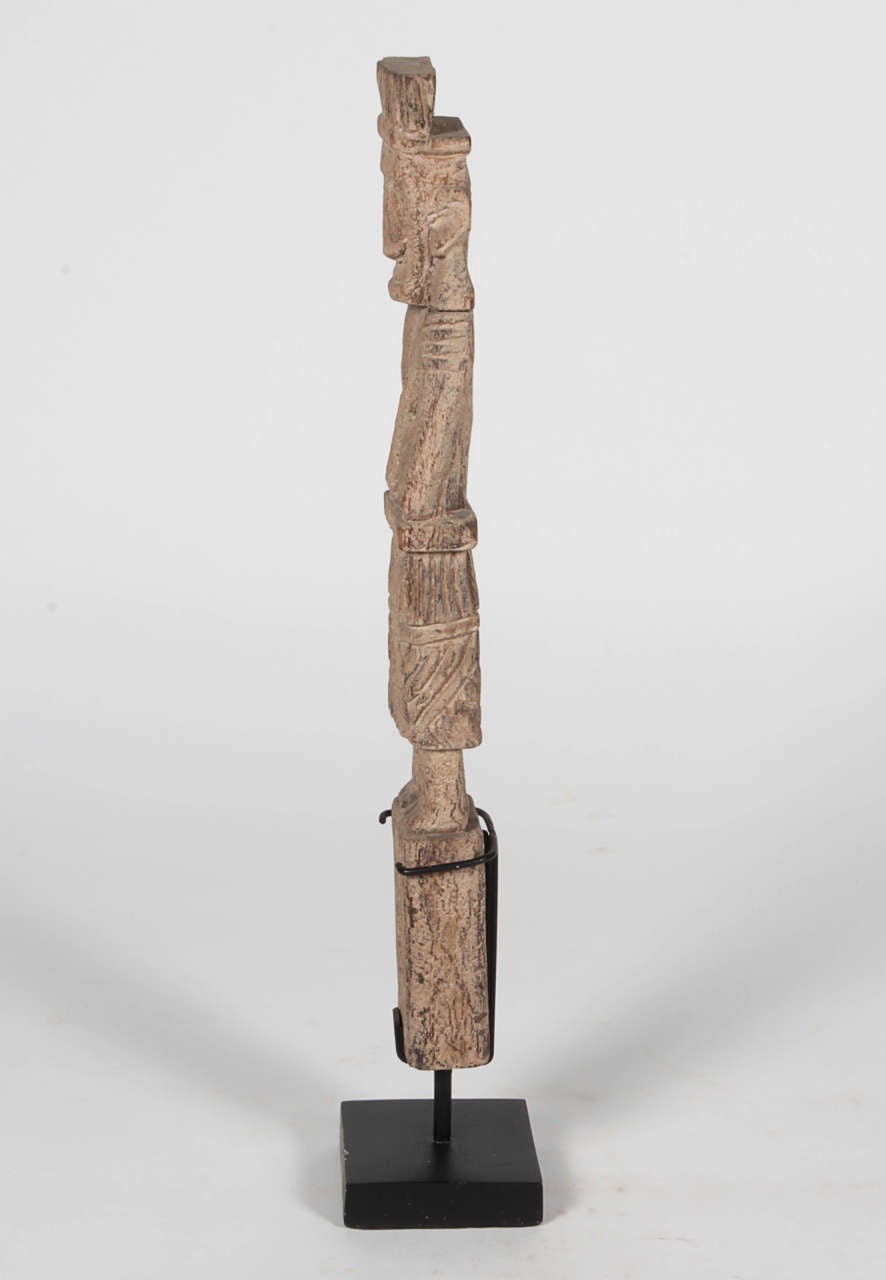 Small Indonesian Red Wood Figure 1