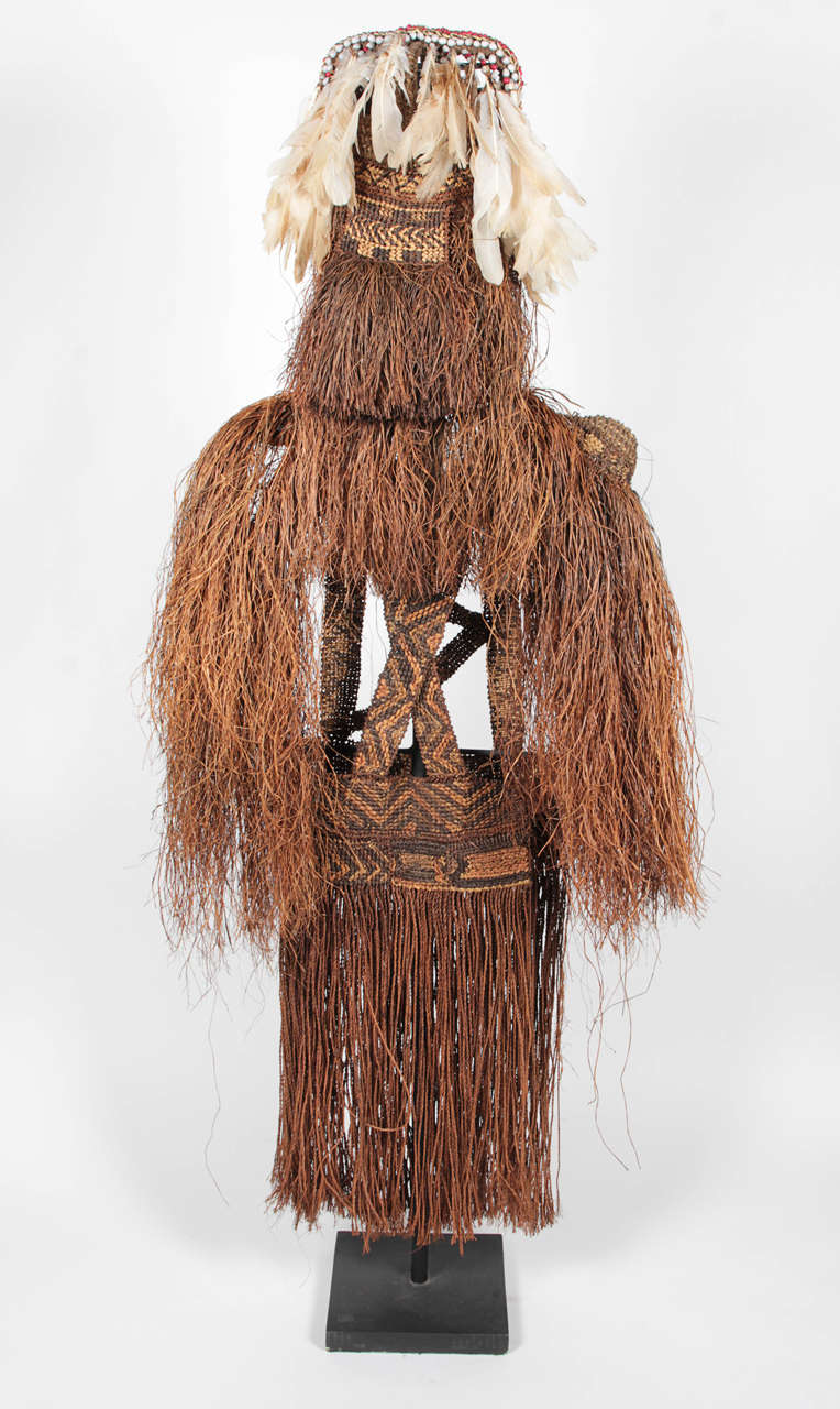 Traditional Papua New Guinea Ceremonial Robe For Sale 1