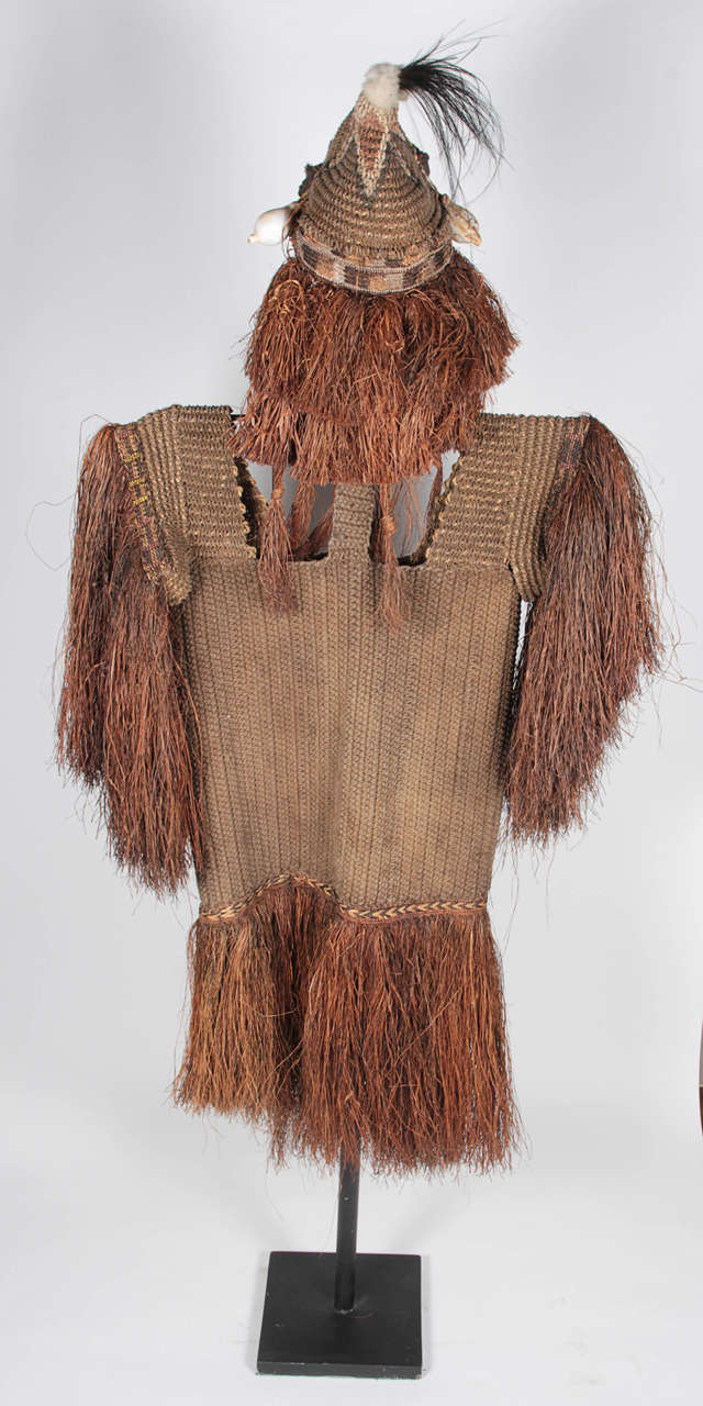 Traditional Papua New Guinea Ceremonial Robe For Sale 1