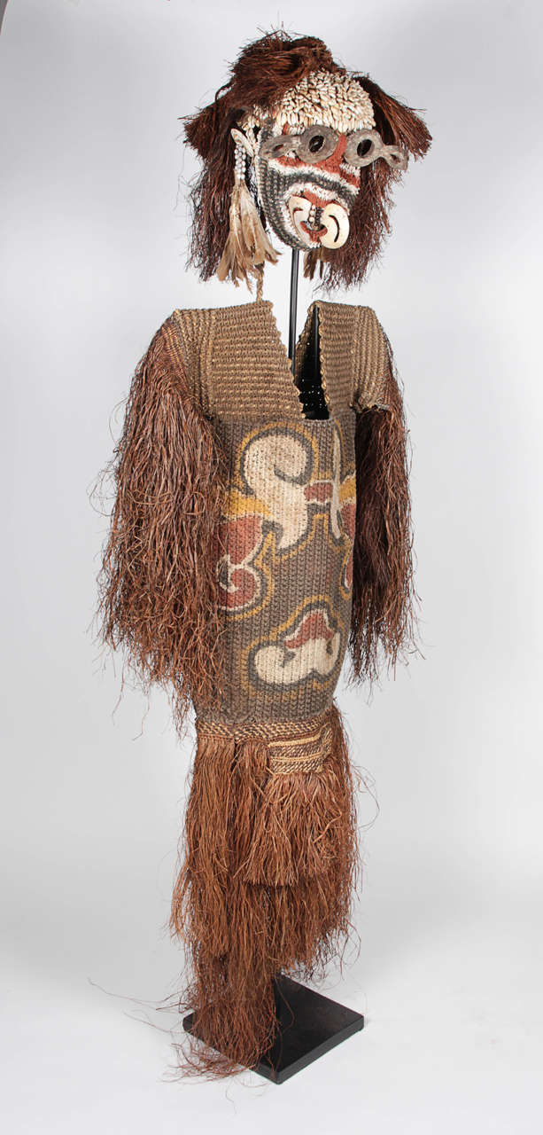 Medium traditional ceremonial robe from Papua New Guinea. Personally selected by Donna Karan for her Urban Zen brand.