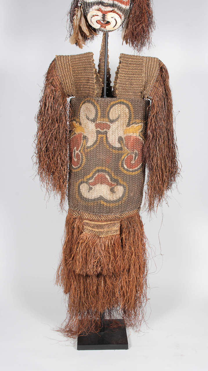 Papua New Guinean Traditional Papua New Guinea Ceremonial Robe Sculpture For Sale