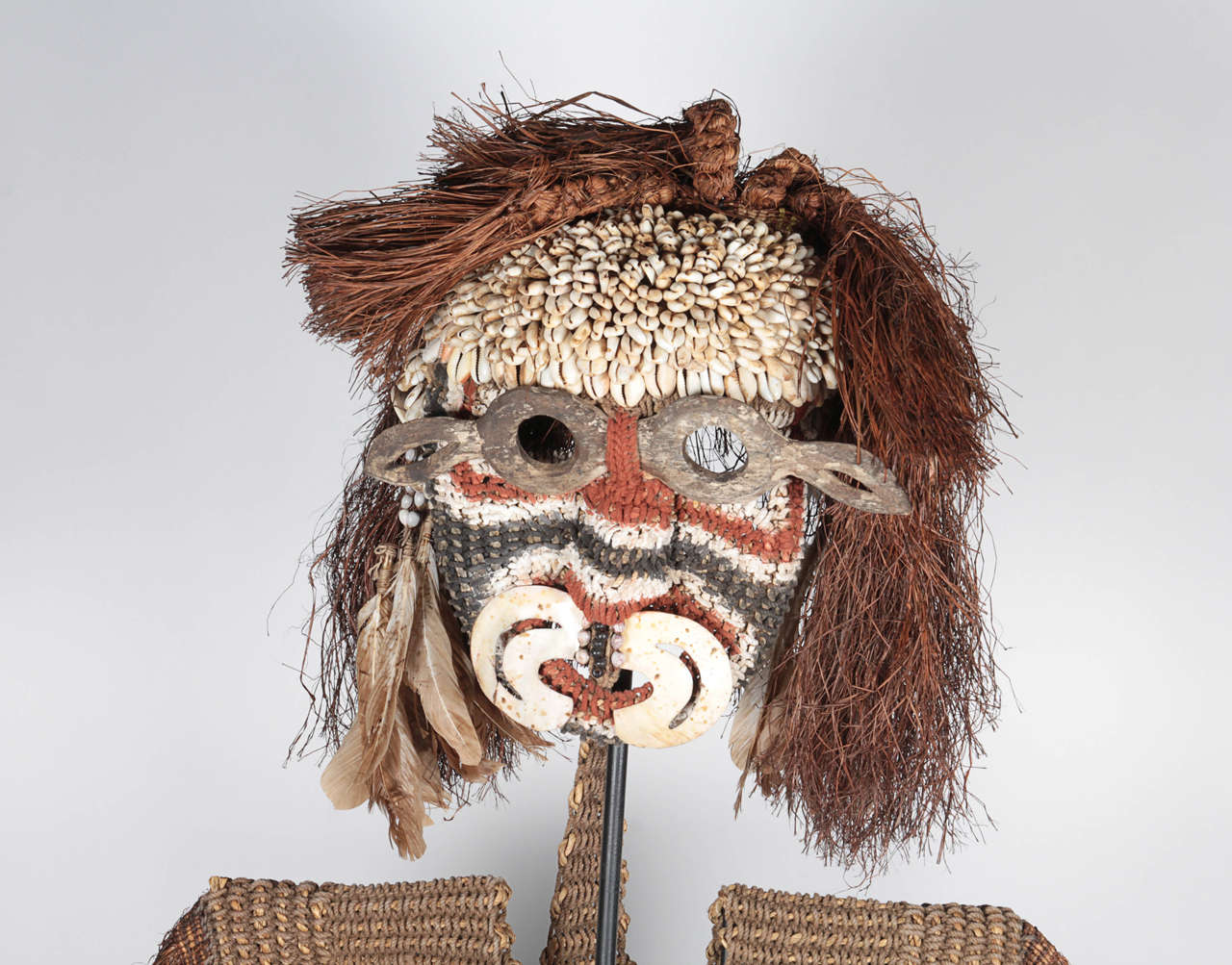 Hand-Crafted Traditional Papua New Guinea Ceremonial Robe Sculpture For Sale