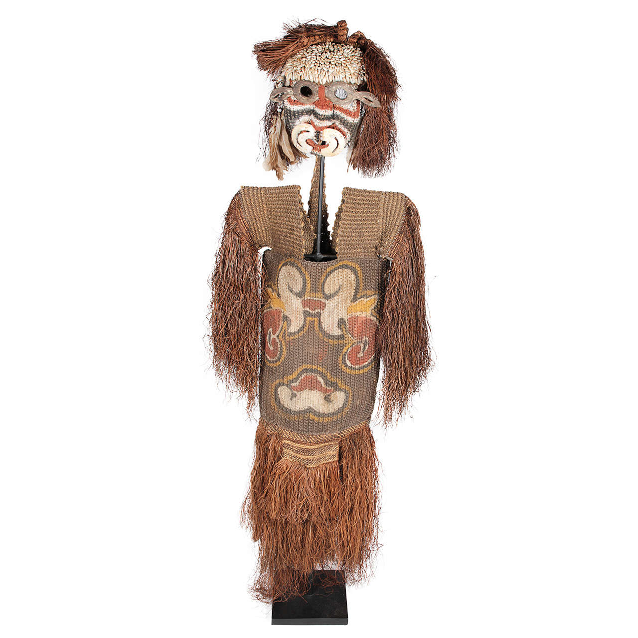 Traditional Papua New Guinea Ceremonial Robe Sculpture For Sale