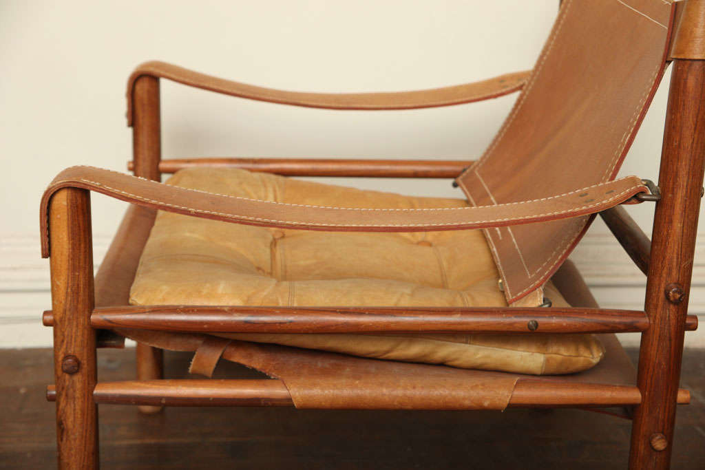 Arne Norell Safari Leather Chair 1