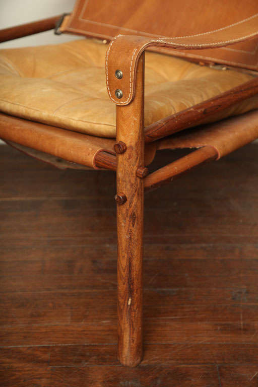 Arne Norell Safari Leather Chair 3