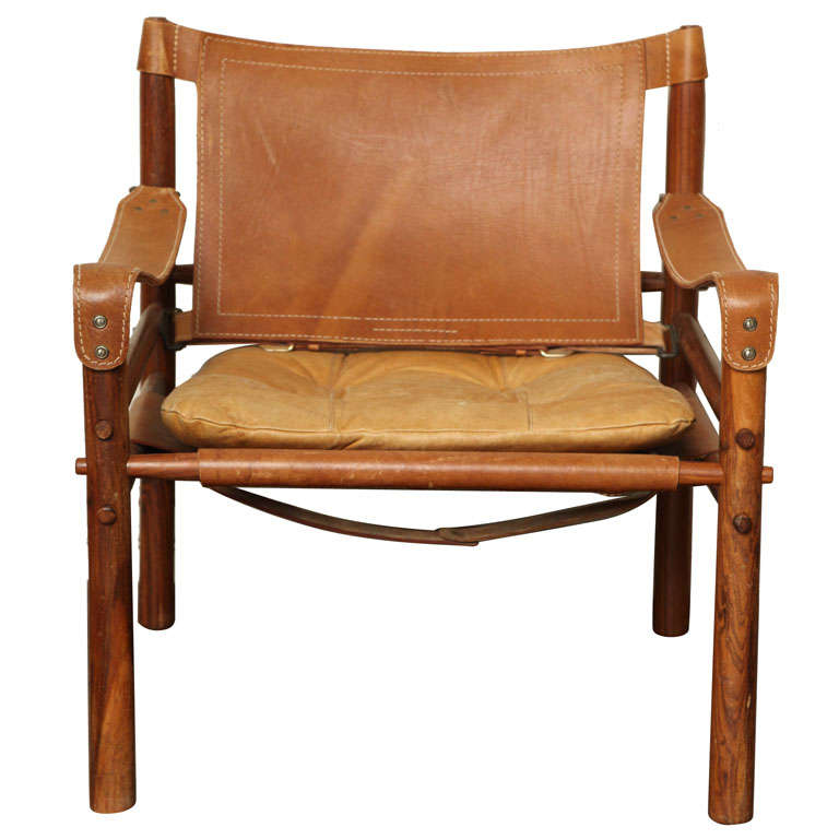 Arne Norell Safari Leather Chair