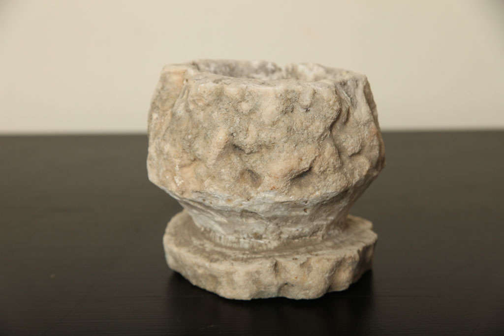 Marble stone mortar 4