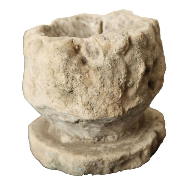 Marble stone mortar
