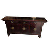 Antique Elm Sideboard
