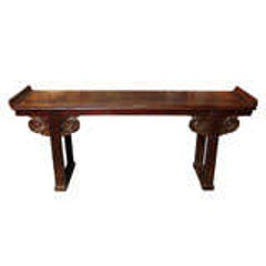 19th Century Chinese Original Finish Console Table 11
