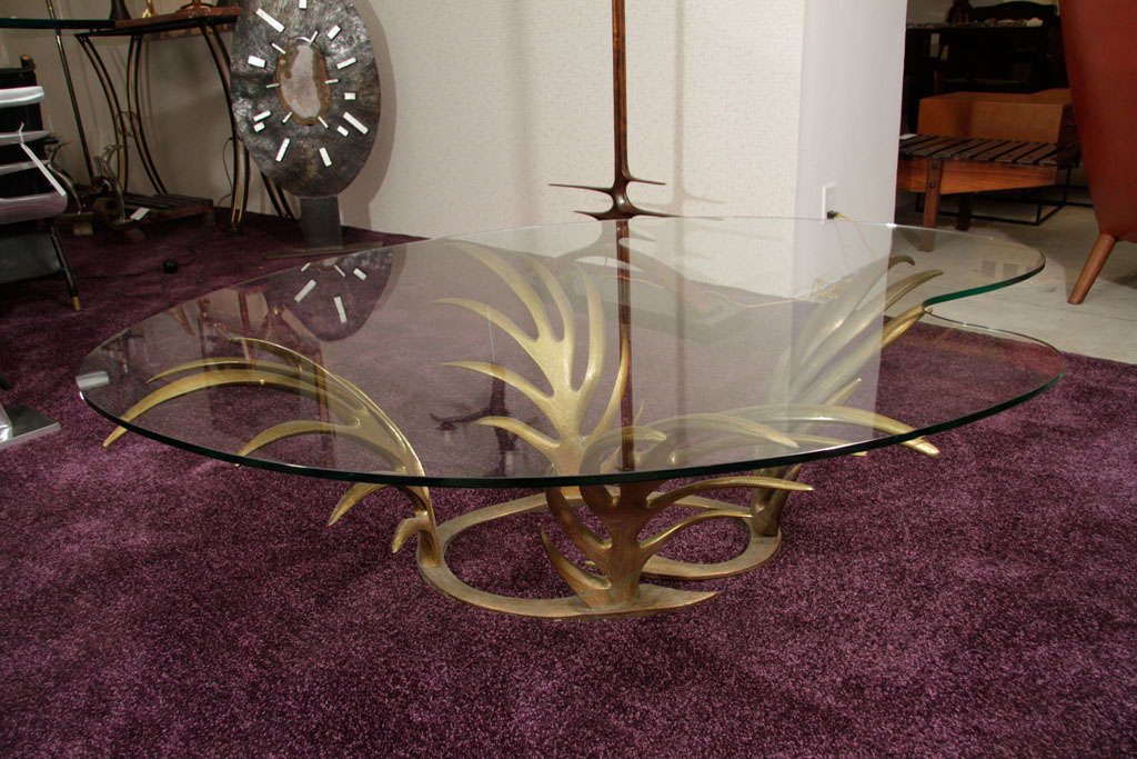 Glass Coffee table by Willy Daro