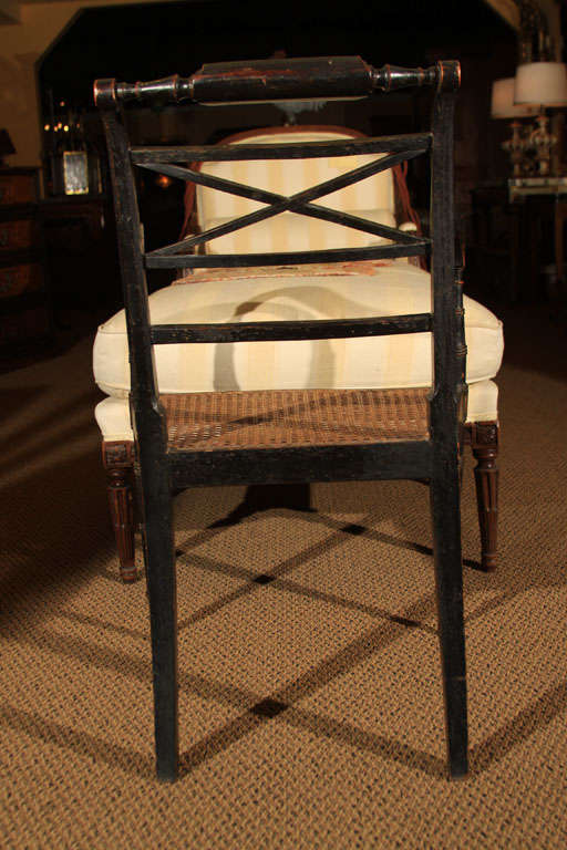 English Regency Arm Chair For Sale 4