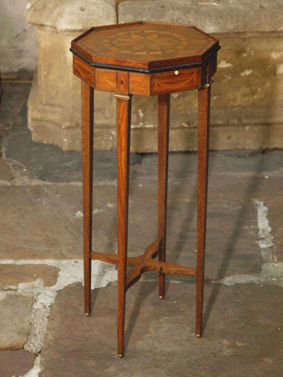 Fine 19th Century Italian Marquetry Side Table