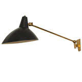 A 1950's Articulated Italian Wall Sconce by Stilnovo