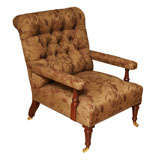 Tufted English Club Chair