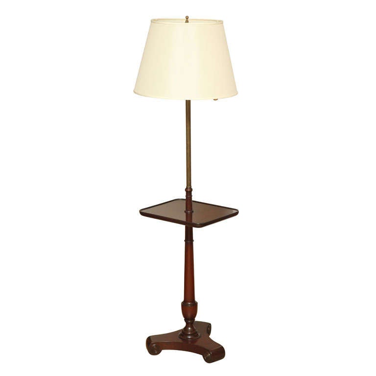 Mahogany Table Lamp at 1stDibs