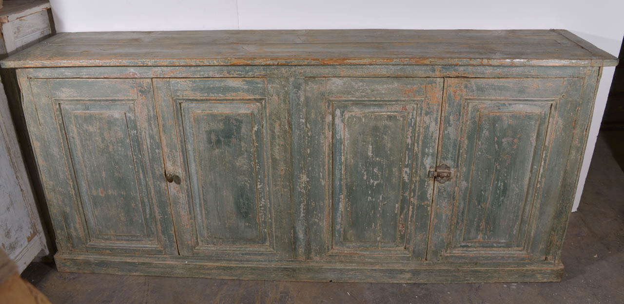 French 18th century painted sideboard