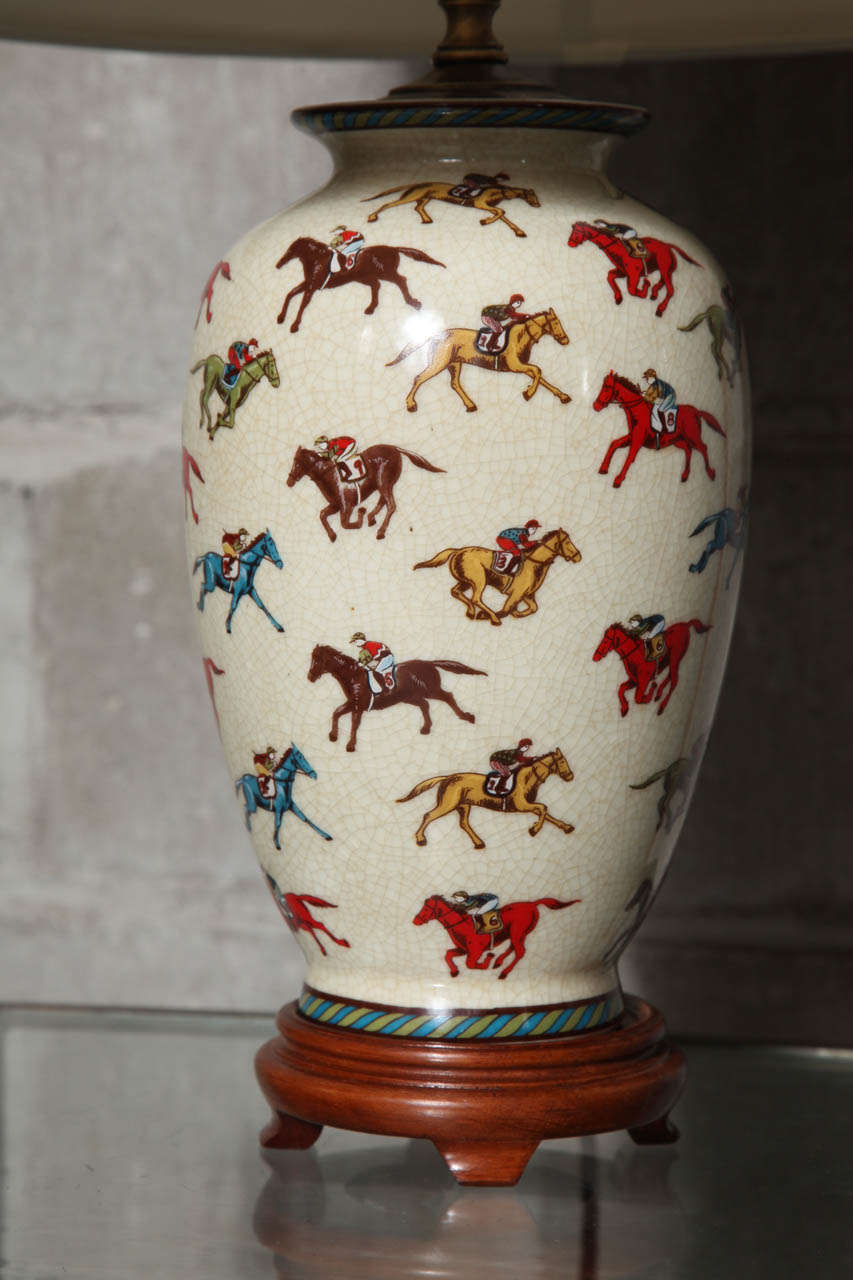 Other Pair of Equestrian Ceramic Table Lamps