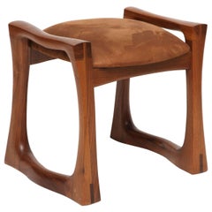 Studio Stool in Walnut, USA, C. 1970