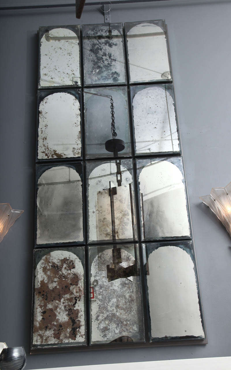 "Brunelleschi Arches" Set of Contemporary Eglomisé Mirrors by Kiko Lopez