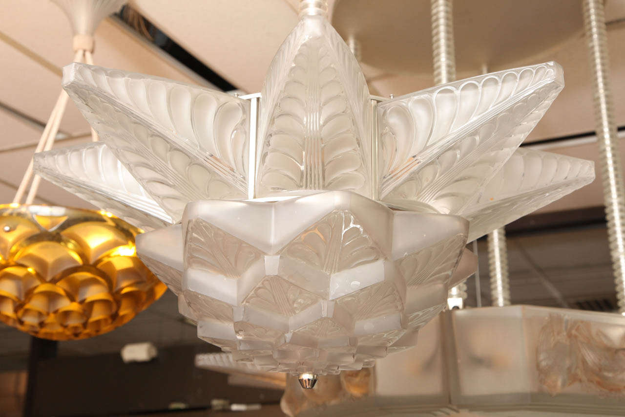 lalique chandelier for sale